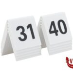 segnaletiche SEGNAPOSTO-CONFEZIONE NUMERI DA 31 A 40 TN-31-40-WT SECURIT