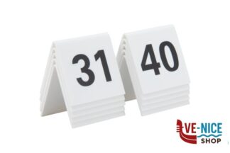 segnaletiche SEGNAPOSTO-CONFEZIONE NUMERI DA 31 A 40 TN-31-40-WT SECURIT