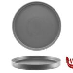 piano SELAS ANTRACITE- PIATTO NORDIC CM 21- ALLUMINA ARIANE FINE PORCELAIN