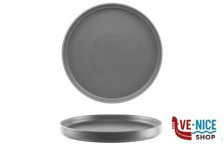 piano SELAS ANTRACITE- PIATTO NORDIC CM 27- ALLUMI ARIANE FINE PORCELAIN