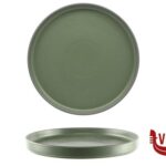 piano SELAS VERDE OLIVA- PIATTO NORDIC CM 27- ALLUMINA ARIANE FINE PORCELAIN