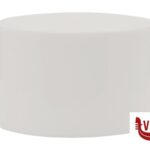 SELECTA-COLONNA GOURMET TONDA ALTA CM.10,2XH.6,6 BIANCA IN PORCELLANA IMPORT TAVOLA PROFESSIONAL porcellana 4 pezzi
