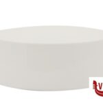 porcellana SELECTA-COLONNA GOURMET TONDA BASSA CM.10,5XH.4 BIANCA IN PORCELLANA IMPORT TAVOLA PROFESSIONAL