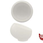 porcellana SELECTA-COPPETTA OBLIQUA CM.12XH.9,3 BIANCA IN PORCELLANA IMPORT TAVOLA PROFESSIONAL