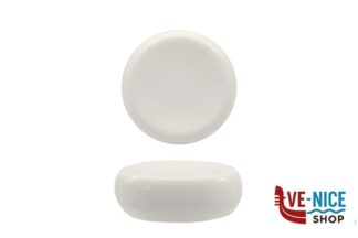 porcellana SELECTA-PIATTINO ALTO TONDO MIGNON CM.7,6XH.2,6 BIANCO IN PORCELLANA IMPORT TAVOLA PROFESSIONAL