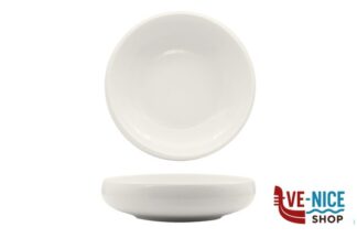 porcellana SELECTA-PIATTINO NIDO TONDO CM.14,5 BIANCO IN PORCELLANA IMPORT TAVOLA PROFESSIONAL