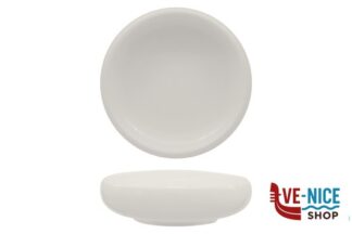 porcellana SELECTA-PIATTINO NIDO TONDO CM.12 BIANCO IN PORCELLANA IMPORT TAVOLA PROFESSIONAL