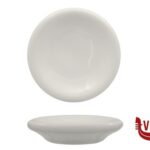 SELECTA-PIATTINO TONDO CM.11,6XH.2,7 BIANCO IN PORCELLANA IMPORT TAVOLA PROFESSIONAL porcellana 6 pezzi