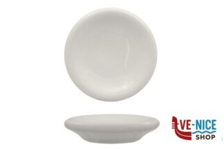 porcellana SELECTA-PIATTINO TONDO CM.11,6XH.2,7 BIANCO IN PORCELLANA IMPORT TAVOLA PROFESSIONAL