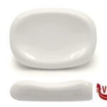 porcellana SELECTA-PIATTO ALTO OBLUNGO CM.25,4X18,2XH.4,9 HHP11518 IMPORT TAVOLA PROFESSIONAL