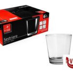 vetro SESTRIERE-CONFEZIONE 6 BICCHIERI D.O.F CL 36 BORMIOLI ROCCO