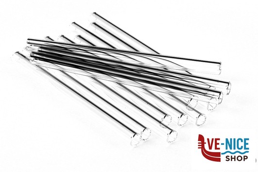 bar SET 12 CANNUCCE VETRO TRASPARENTE SCHOOT 15 CM D.10 33850 DOSEN-ZENTRALE ZUCHNER GMBH