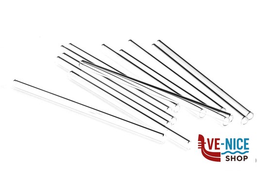 bar SET 12 CANNUCCE VETRO TRASPARENTE SCHOOT 21 CM D.10 33916 DOSEN-ZENTRALE ZUCHNER GMBH