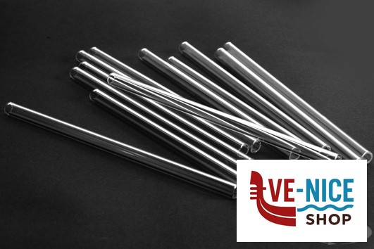 bar SET 12 CANNUCCE VETRO TRASPARENTE SCHOOT 21 CM D.10 33916 DOSEN-ZENTRALE ZUCHNER GMBH - immagine 2