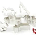 utensili vari per dolci SET 6 FORMINE NATALE TAGLIA BISCOTTI 6437 CALDER