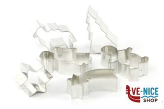 utensili vari per dolci SET 6 FORMINE NATALE TAGLIA BISCOTTI 6437 CALDER