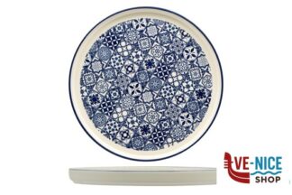 ceramica SINTRA BLUE-PIATTO PIANO NORDIC CM.27 RH43880-27-JS106D IMPORT TAVOLA PROFESSIONAL