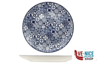 ceramica SINTRA BLUE-PIATTO PIANO CM.28,5 RH40069-11.25-JS106D IMPORT TAVOLA PROFESSIONAL