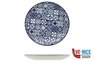 ceramica SINTRA BLUE-PIATTO PIANO CM.20 RH40069-8-JS106D IMPORT TAVOLA PROFESSIONAL