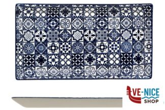 ceramica SINTRA BLUE-PIATTO RETTANGOLARE CM.28,5X16 RH4414L-JS106D IMPORT TAVOLA PROFESSIONAL