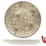 ceramica SINTRA NUT-PIATTO PIANO CM.28,5 RH40069-11.25-JS106-408C IMPORT TAVOLA PROFESSIONAL