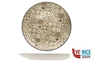 ceramica SINTRA NUT-PIATTO PIANO CM.28,5 RH40069-11.25-JS106-408C IMPORT TAVOLA PROFESSIONAL