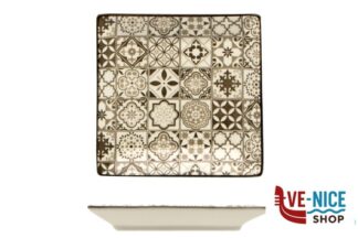 ceramica SINTRA NUT-PIATTINO QUADRO CM.13,5 RH9682E-JS106-408C IMPORT TAVOLA PROFESSIONAL