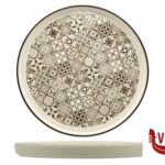 ceramica SINTRA NUT-PIATTO PIANO NORDIC CM.27 RH43880-JS106-408C IMPORT TAVOLA PROFESSIONAL