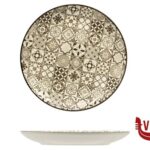 ceramica SINTRA NUT-PIATTO PIANO CM.20 RH40069-8-JS106-408C IMPORT TAVOLA PROFESSIONAL