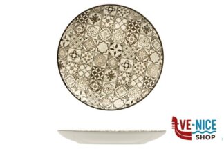 ceramica SINTRA NUT-PIATTO PIANO CM.20 RH40069-8-JS106-408C IMPORT TAVOLA PROFESSIONAL