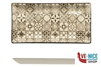 ceramica SINTRA NUT-PIATTO RETTANGOLARE CM.23,7X12 RH4414S-JS106-408C IMPORT TAVOLA PROFESSIONAL