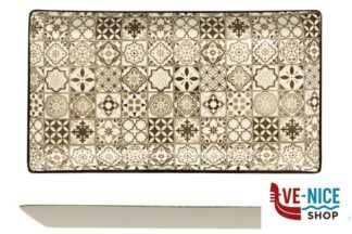 ceramica SINTRA NUT-PIATTO RETTANGOLARE CM.28,5X16 RH4414L-J106X408C IMPORT TAVOLA PROFESSIONAL