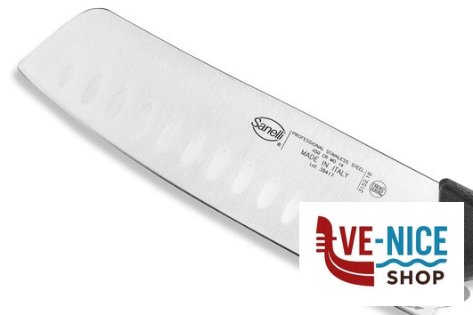 altri coltelli SKIN-COLTELLO GIAPPONESE OLIVATO CM.18 3152-18 SANELLI - immagine 2