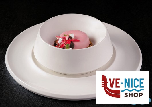 fondo SLIDE - BOWL MEDIUM CM 18 CL 42. PU0 ESSERE MONTANTA SUL COD. 25002 ARIANE FINE PORCELAIN - immagine 2