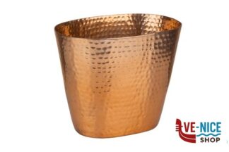 glacette/secchiello ghiaccio SMALL-SPUMANTIERA SUPERFICIE MARTELLATA ALLUMINIO EFFETTO RAME PER 1 BOTTIGLIA CM 20,5X14 H.17 LT.2,1 36106 APS ASSHEUER POTT GMBH E CO KG