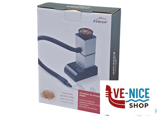 utensili vari SMOKEY - AFFUMICATORE MAGIC INCLUSA BUSTA ESSENZA LEGNO 100 GRAMMI BATTERIA NON INCLUSA LACOR MENAJE PROFESIONAL S.L. - immagine 3