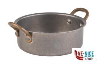 inox SNACKHOLDER- MINI CASSERUOLA INOX CM 14 H 5 LT 0,55 EFFETTO RAME APS ASSHEUER POTT GMBH E CO KG