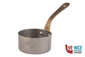 inox SNACKHOLDER- MINI CASSERUOLA INOX CM 7  H 3,5 EFFETTO VINTAGE APS  ASSHEUER POTT GMBH E CO KG