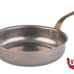 inox SNACKHOLDER- PADELLA INOX CM 18,5 H 4,5  LT 0,9 LUNGHEZZA MANICO CM 10,5 EFFETTO RAME APS  ASSHEUER POTT GMBH E CO KG