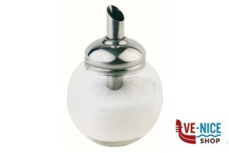 accessori colazione DOSAZUCCHERO VETRO-INOX 150 ML ROTONDO CM 8,4H12 APS ASSHEUER POTT GMBH E CO KG