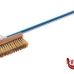 altri SPAZZOLA ORIENTABILE PULIZIA FORNO SETOLE OTTONE CM 27X6,5 H10,5 CON MANICO CM 150 - MISURA TOTALE CM 164 GI METAL