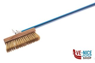 altri SPAZZOLA ORIENTABILE PULIZIA FORNO SETOLE OTTONE CM 27X6,5 H10,5 CON MANICO CM 150 - MISURA TOTALE CM 164 GI METAL