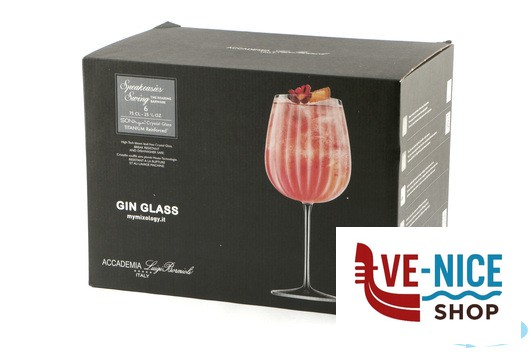 vetro SPEAKEASIES-CONFEZIONE 6 CALICI GIN GLASS CL 75 13142-01 BORMIOLI LUIGI - immagine 4