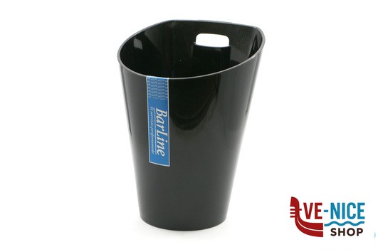 glacette/secchiello ghiaccio SPUMANTIERA MAREA ACRILICO NERO 1 BOTTIGLIA FB50 BREVETTI WAF