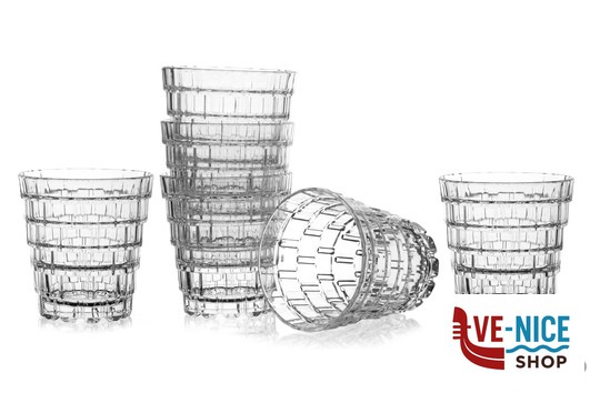 altri bicchieri STACK - CONFEZIONE 6 BICCHIERI DOF CL 32 H9,5 27616020006 RCR CRISTALLERIA ITALIANA