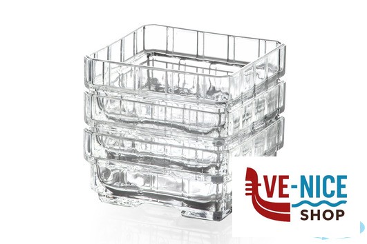 altri bicchieri STACK - CONFEZIONE 6 COPPETTE 75 CLICK CLACK CL 12 CM 9,6X9,6 H 3,6 27701020006 RCR CRISTALLERIA ITALIANA - immagine 3