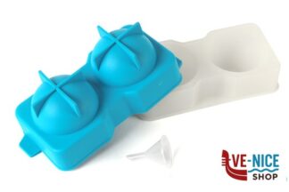 utensili vari STAMPO SILICONE 2 SFERE DI GHIACCIO CM 5,5 4541 ILSA