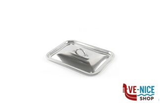 inox STEEL INOX-COPERCHIO RETTANGOLARE CM 25X19 107124 STEEL PAN SRL