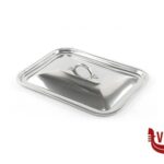 inox STEEL INOX-COPERCHIO RETTANGOLARE CM 30X22 107131 STEEL PAN SRL
