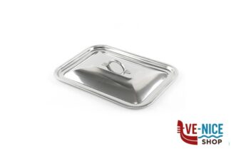 inox STEEL INOX-COPERCHIO RETTANGOLARE CM 30X22 107131 STEEL PAN SRL